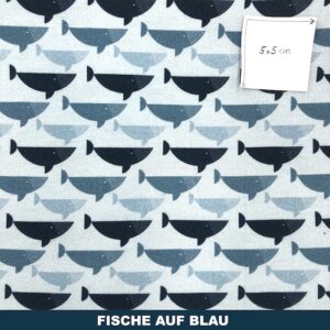 Fische auf blau