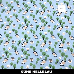 Kühe hellblau