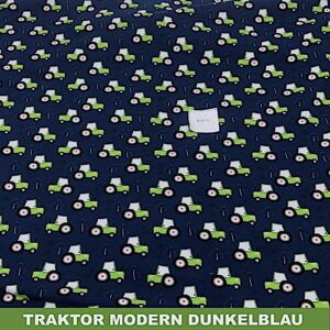 Traktor modern dunkelblau