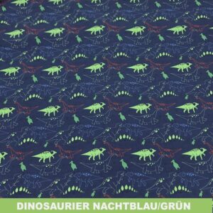 Dinosaurier nachtblau/grün