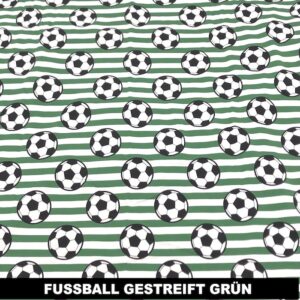 Fussball gestreift grün