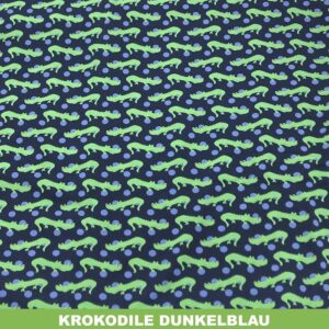 Krokodile dunkelblau