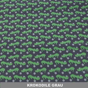 Krokodile grau