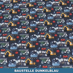 Baustelle dunkelblau