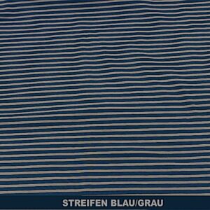 Streifen blau/grau