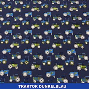 Traktor dunkelblau