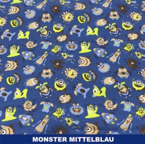 Monster mittelblau 2