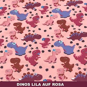 Dinos lila auf rosa