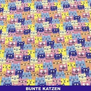 Bunte Katzen