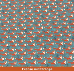 Füchse mint/orange