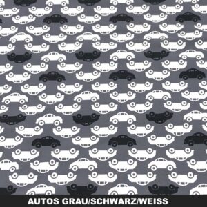 Autos grau/schwarz/weiß