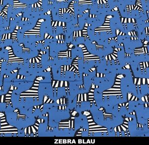 Zebra blau