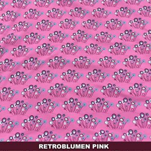 Retroblumen pink
