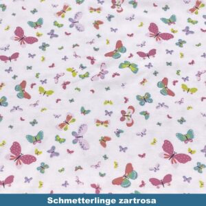 Schmetterlinge zartrosa