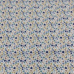 Muster blau/beige