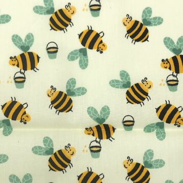 Bienen cremeweiss
