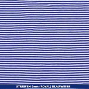 STREIFEN 5mm WEISS/ROYALBLAU