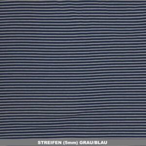 STREIFEN 5mm GRAU/BLAU