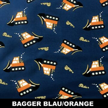 Bagger blau/orange
