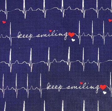 EKG blau